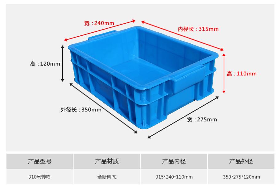 軒盛塑業(yè)310塑料周轉箱g